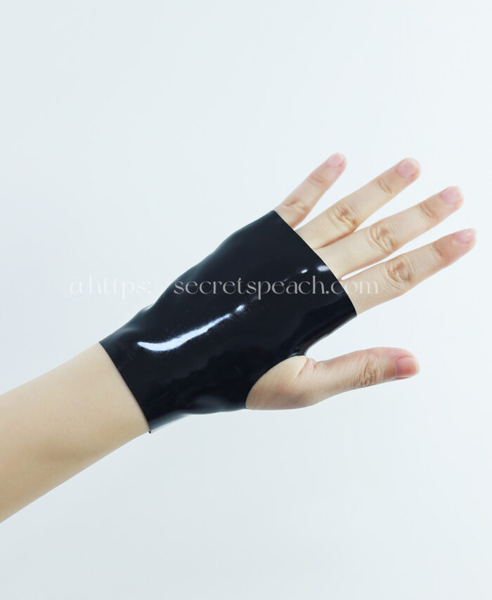 100% natural latex half palm open gloves SPG0002