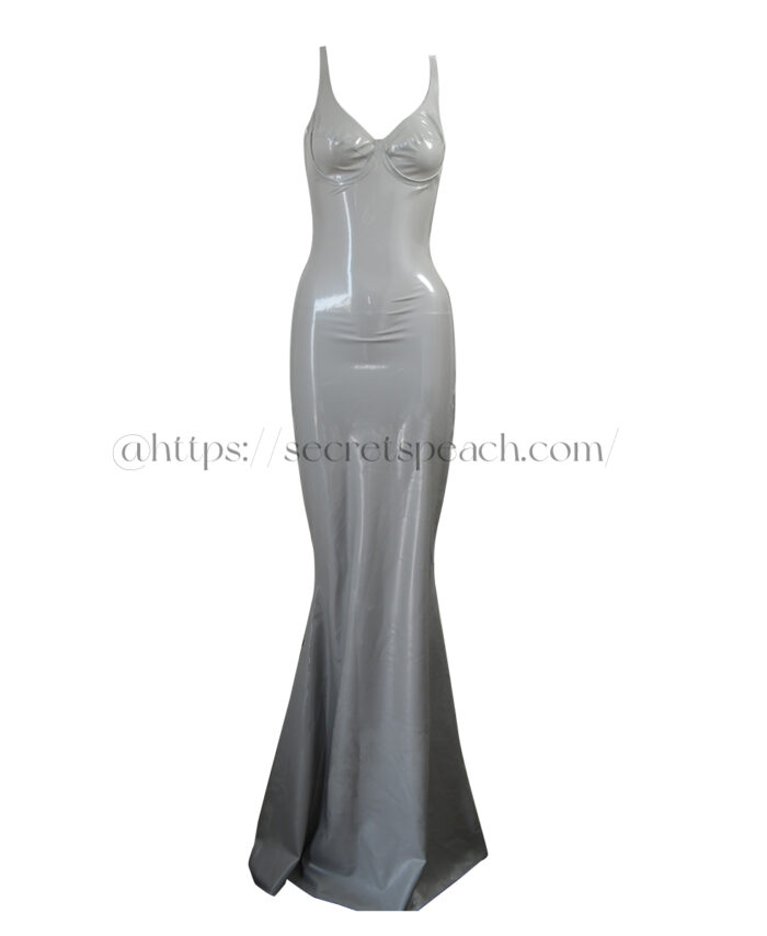 Ladies' latex party dress