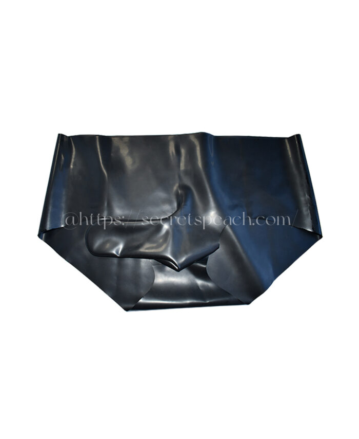 100% natural latex sexy fetish men's underwear with invisible seams