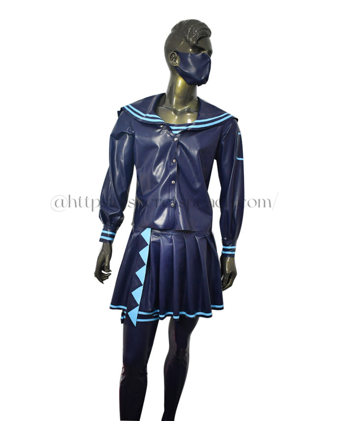 Latex Cosplay Uniform Japanese Style