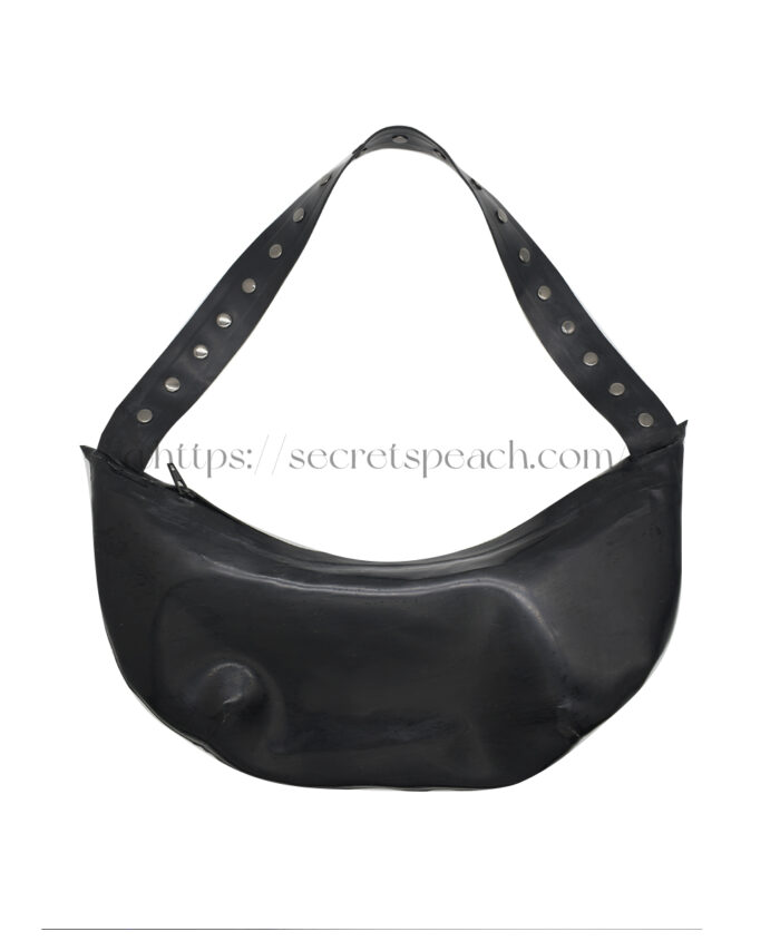 Pure natural latex mini handbag 0.6mm thick material