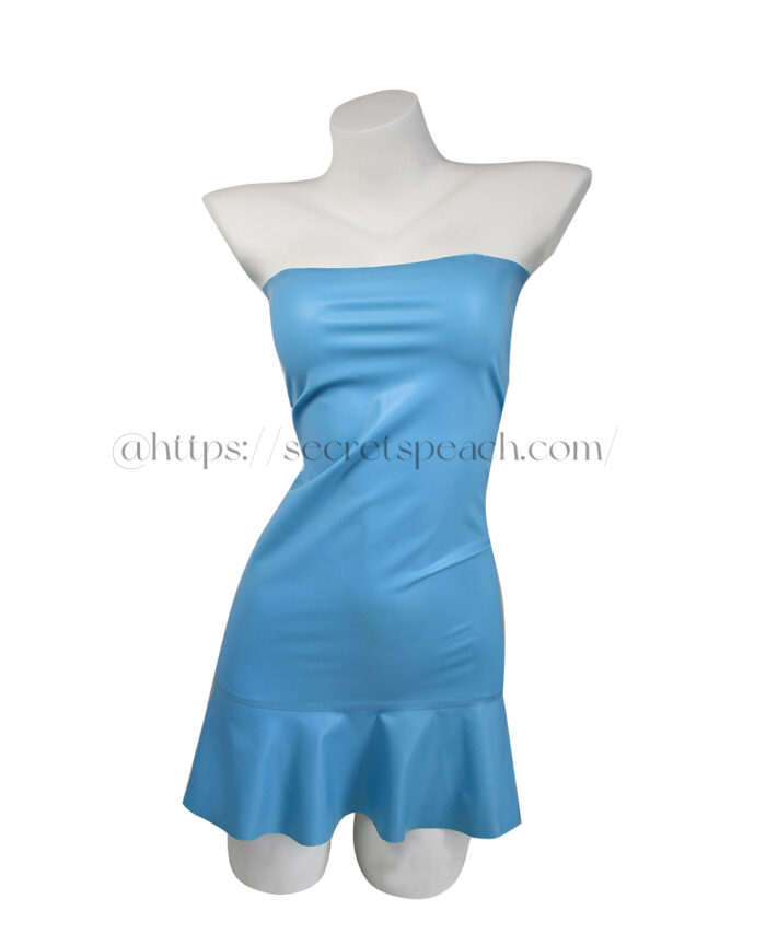 Latex Strapless Dress