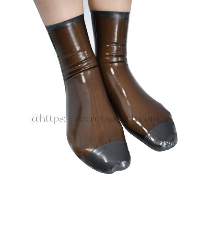 Two tone latex socks
