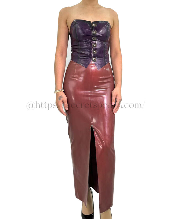 Latex Pencil Skirt
