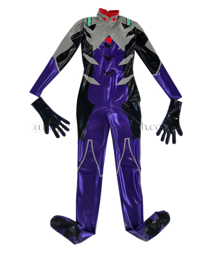 latex cosplay zentai bodysuit unisex