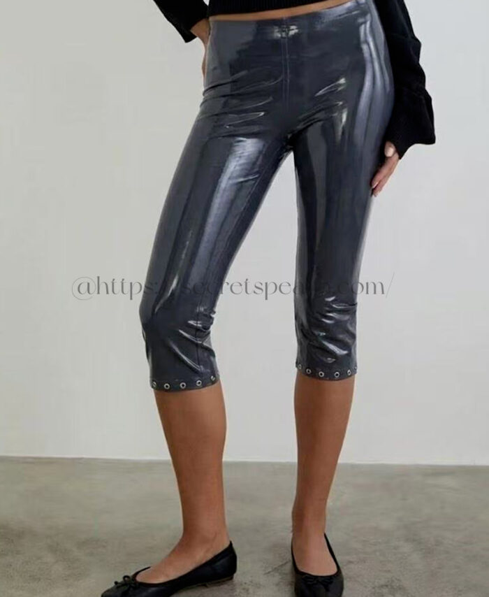 Latex Capri pants