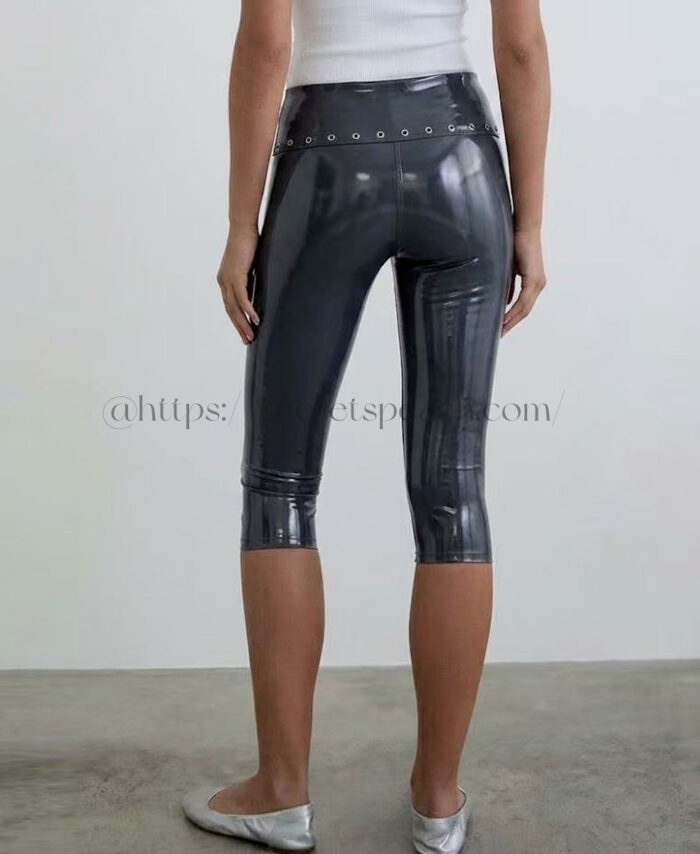 Latex Capri pants
