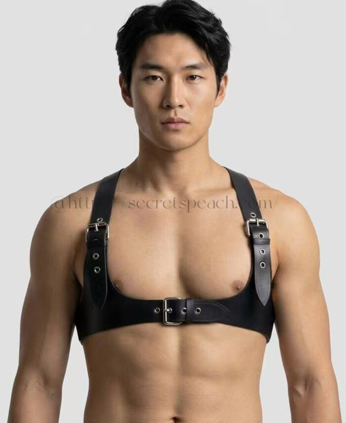 100% natural latex black 0.6 thick men's vest