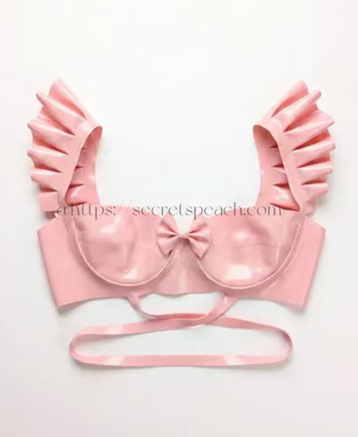 100% Natural Latex Bra Customized Size