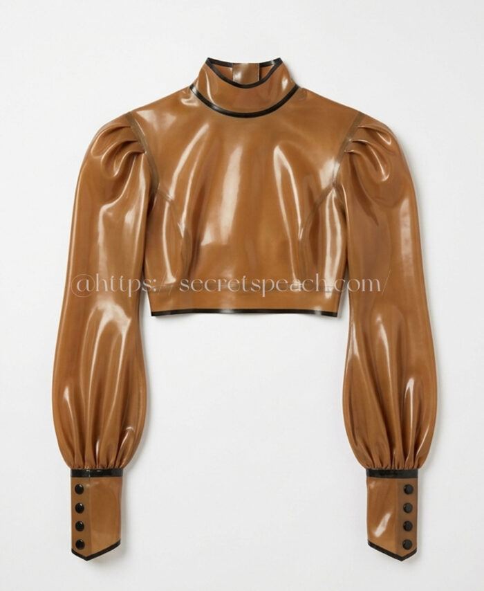 100% natural latex women's long sleeved shirt